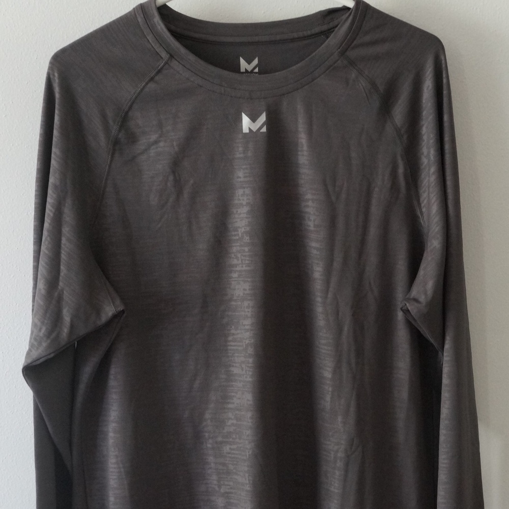 Mission Active Base Layer Men XXL Carbon/Gray